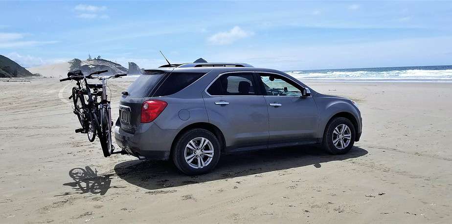 Going on road trips and driving on the beach.