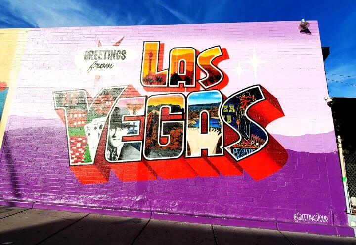 2024 Las Vegas Itinerary 5 Days? No Problem! Start Here! 128 Greetings from las vegas wall mural.