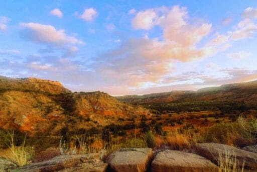 17 Weird Things To Do In Amarillo (2025) 20 Sunset over palo duro canyon near amarillo—romantic things to do in amarillo include watching golden hour in this stunning spot.