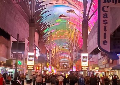 Fremont street experience light show in las vegas